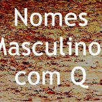 Nomes masculinos com Q