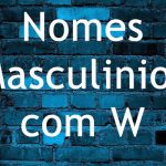 Nomes masculinos com W
