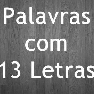 Palavras com 12 Letras