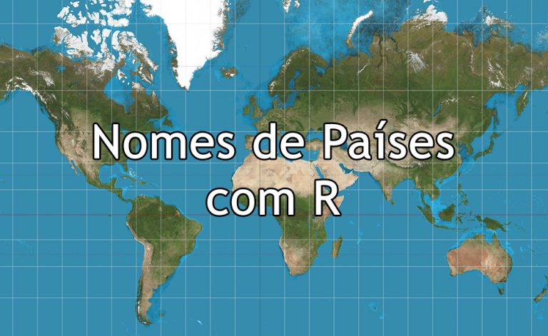 Nomes de Países com R