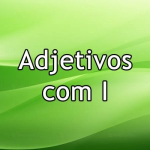 Adjetivos com J
