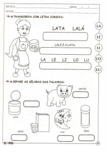 Atividades com a Letra L – Museu Língua Portuguesa