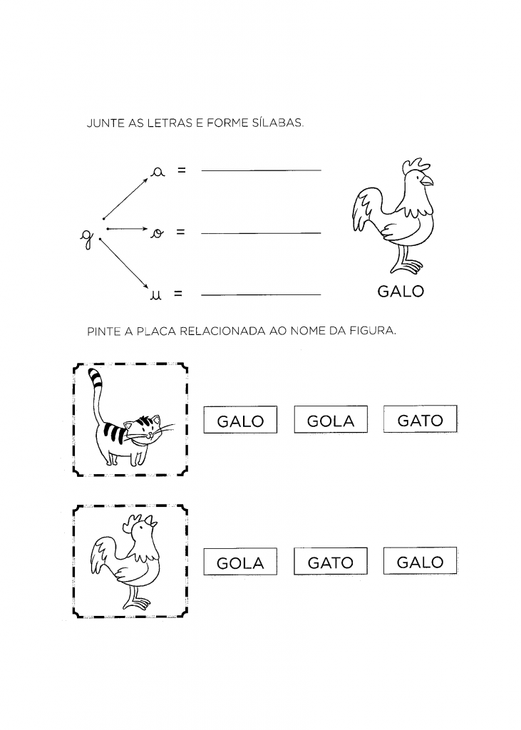 Atividades Com A Letra G 9476