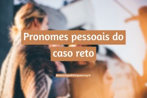Pronomes pessoais do caso reto